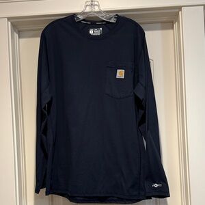Carhartt Dark Blue Long Sleeve Tee